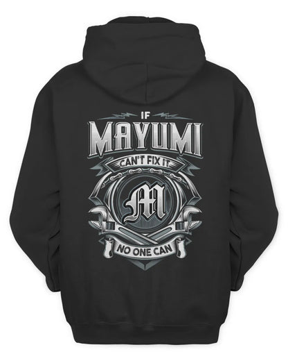 MAYUMI AP81-K4-626 - Personalized Ahmed Quote Apparel “If Ahmed Can't Fix It, No One Can” - Unisex Hoodie - Black