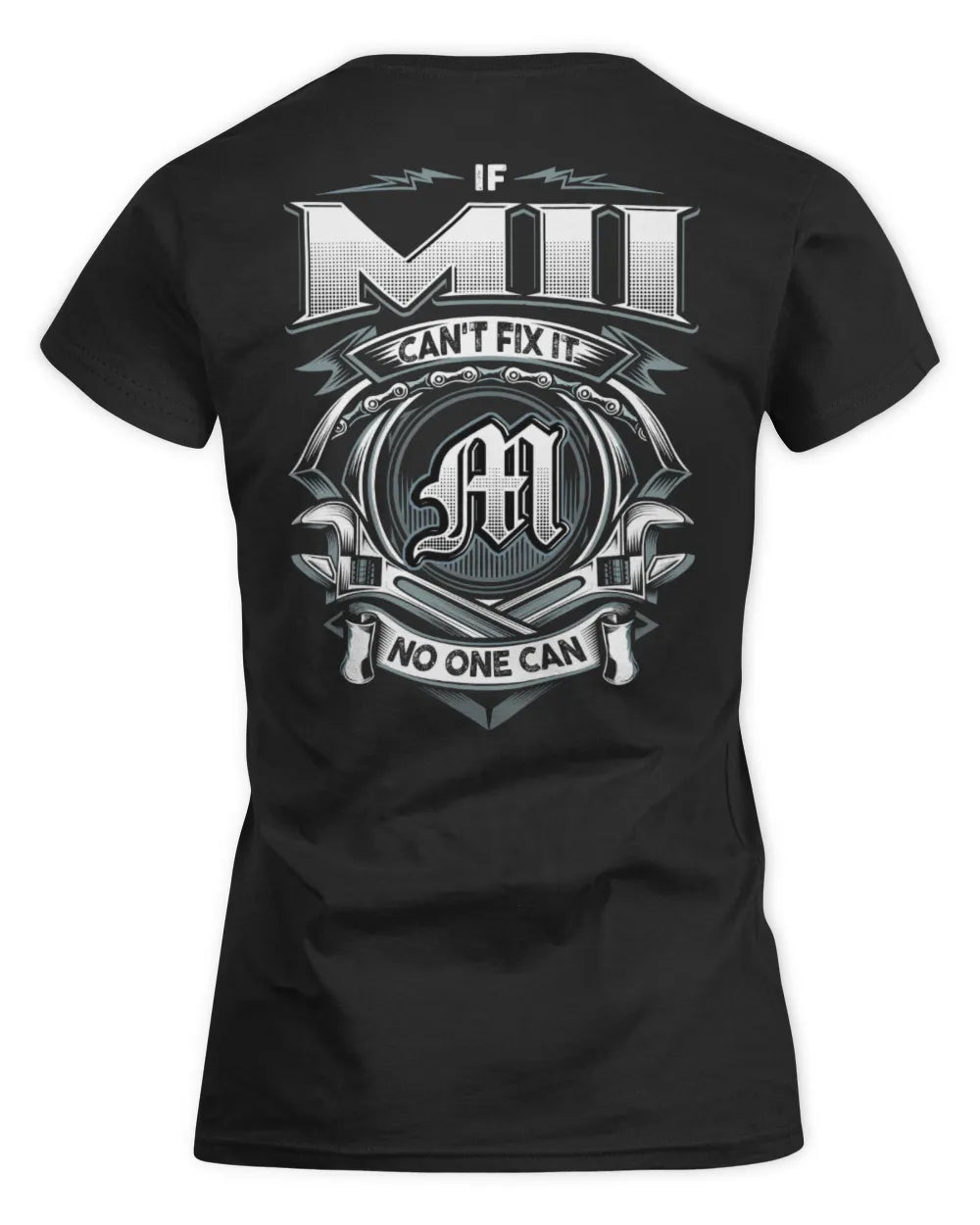 MII AP81-K4-626 - Personalized Ahmed Quote Apparel “If Ahmed Can't Fix It, No One Can” - Women's Standard T-Shirt - Black