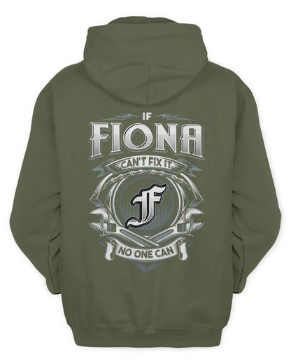 FIONA AP81-K4-626 - Personalized Ahmed Quote Apparel “If Ahmed Can't Fix It, No One Can” - Unisex Hoodie - Military Green