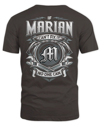MARIAN AP81-K4-626 - Personalized Ahmed Quote Apparel “If Ahmed Can't Fix It, No One Can” - Unisex Standard T-Shirt - Dark Chocolate
