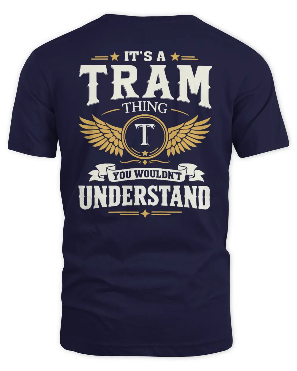 TRAM KT06-M008 It’s a [NAME] Thing – You Wouldn’t Understand | Personalized Vintage T-Shirt - Unisex Standard T-Shirt - Navy