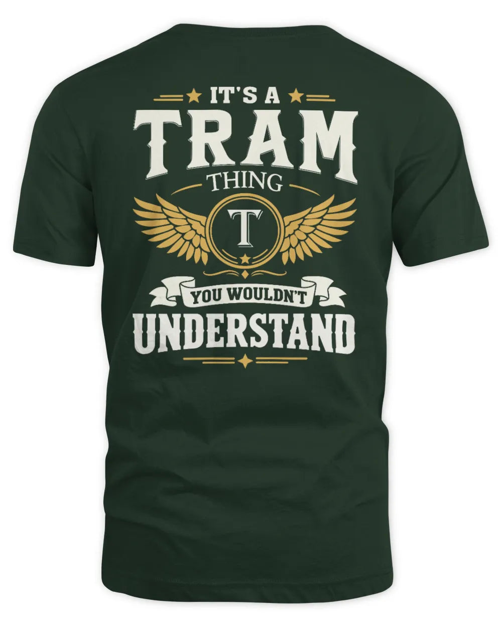 TRAM KT06-M008 It’s a [NAME] Thing – You Wouldn’t Understand | Personalized Vintage T-Shirt - Unisex Standard T-Shirt - Forest Green