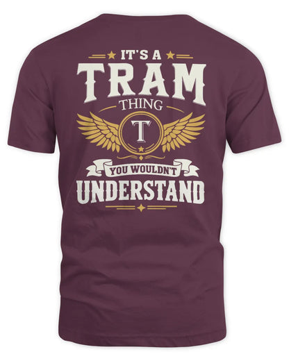 TRAM KT06-M008 It’s a [NAME] Thing – You Wouldn’t Understand | Personalized Vintage T-Shirt - Unisex Standard T-Shirt - Maroon