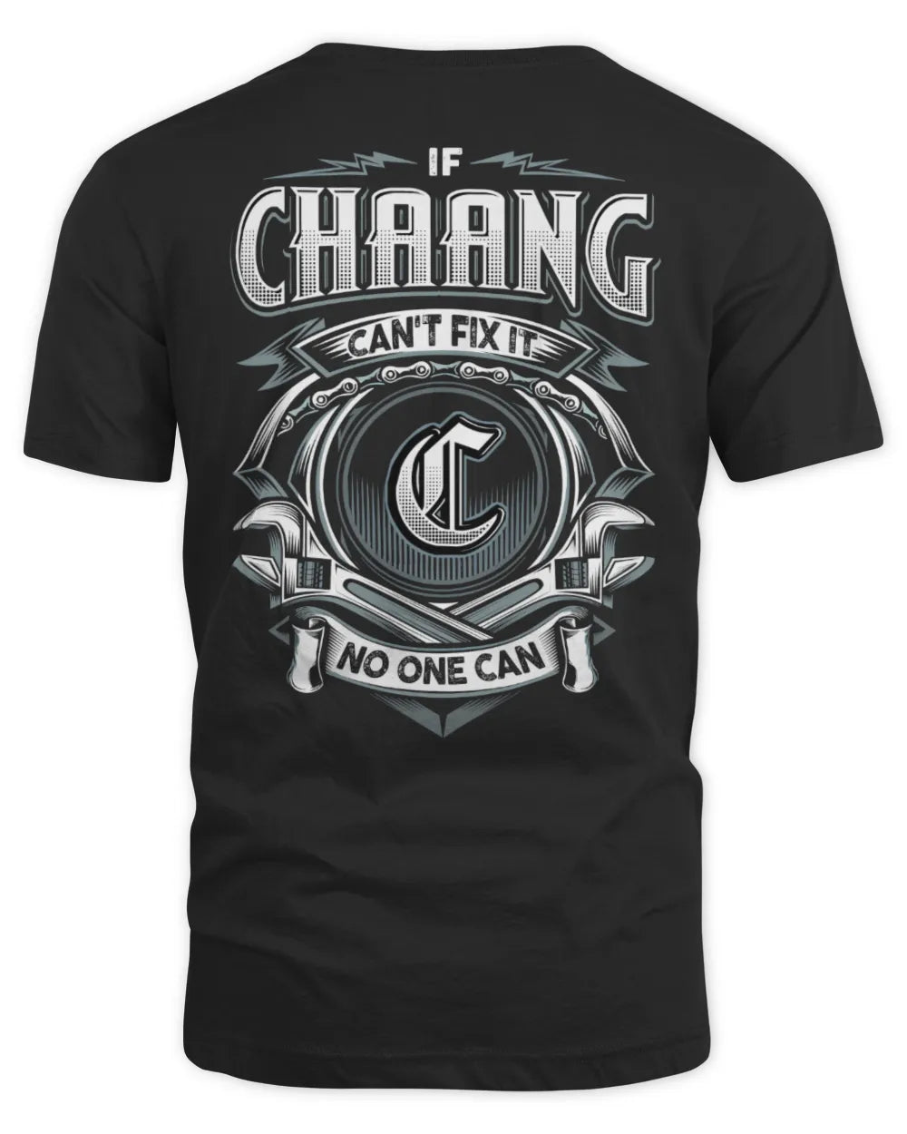 CHAANG AP81-K4-626 - Personalized Ahmed Quote Apparel “If Ahmed Can't Fix It, No One Can” - Unisex Standard T-Shirt - Black