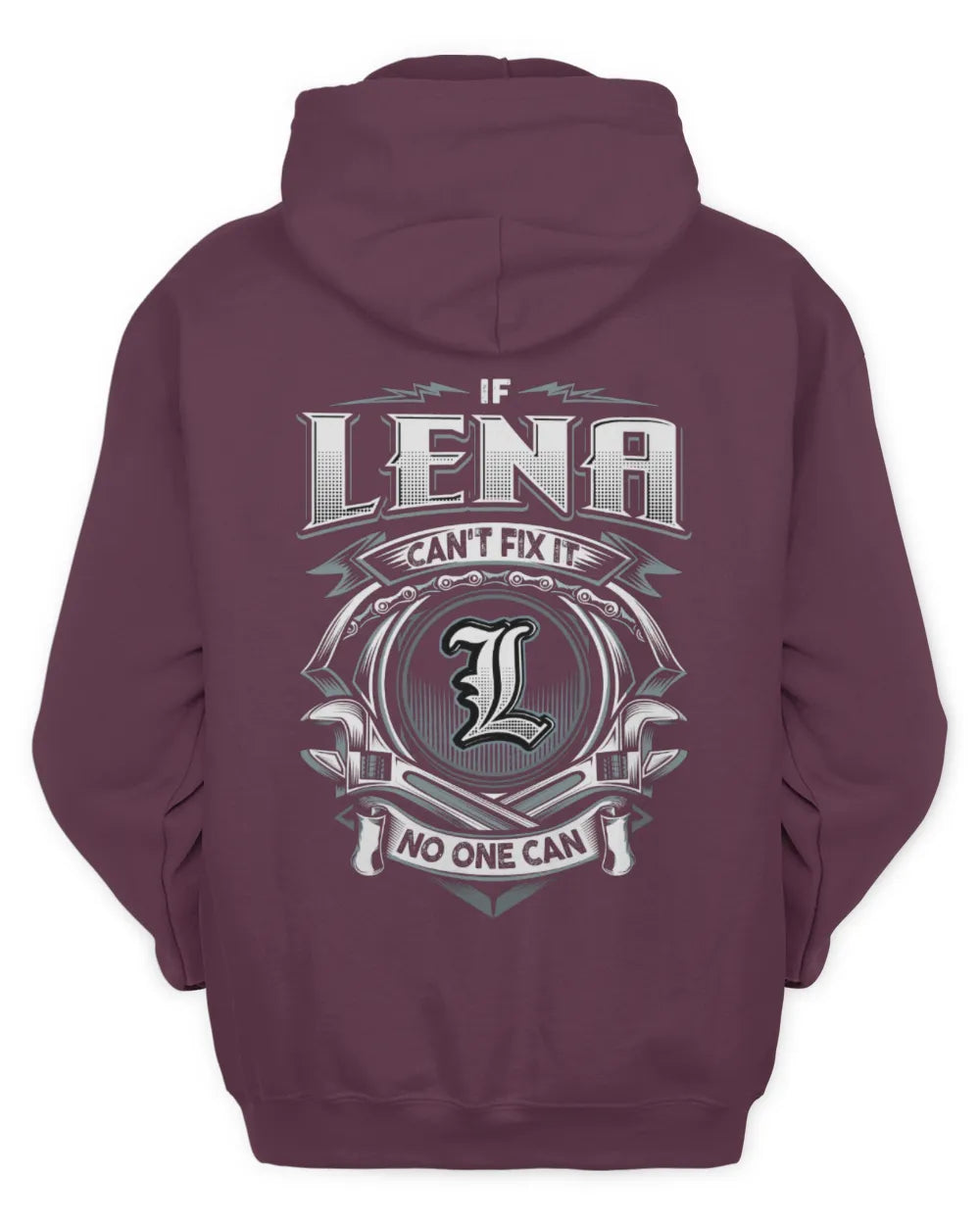 LENA AP81-K4-626 - Personalized Ahmed Quote Apparel “If Ahmed Can't Fix It, No One Can” - Unisex Hoodie - Maroon