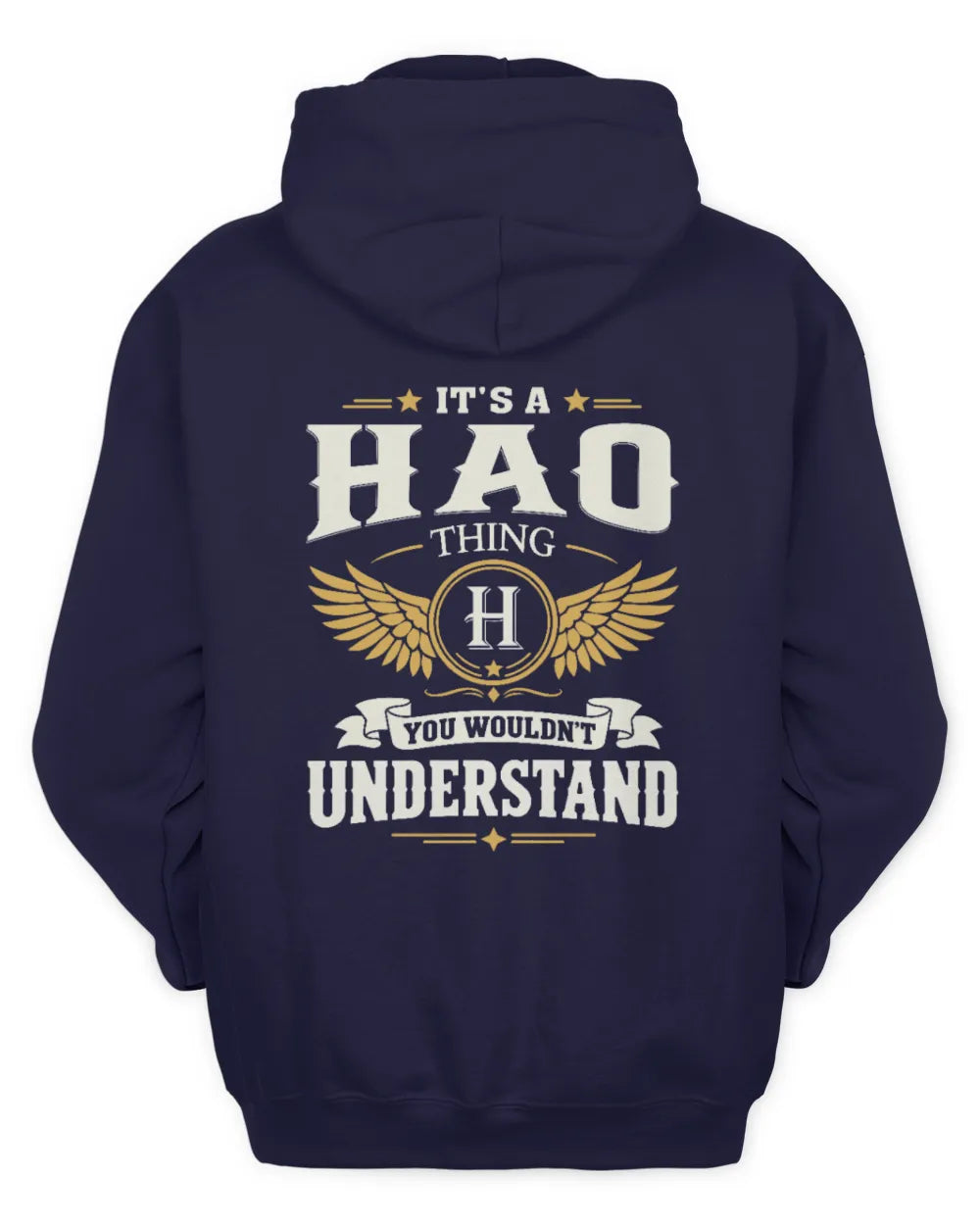 HAO KT06-M008 It’s a [NAME] Thing – You Wouldn’t Understand | Personalized Vintage T-Shirt - Unisex Hoodie - Navy