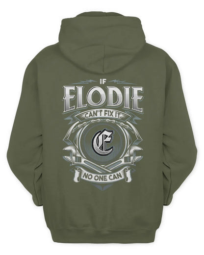ELODIE AP81-K4-626 - Personalized Ahmed Quote Apparel “If Ahmed Can't Fix It, No One Can” - Unisex Hoodie - Military Green