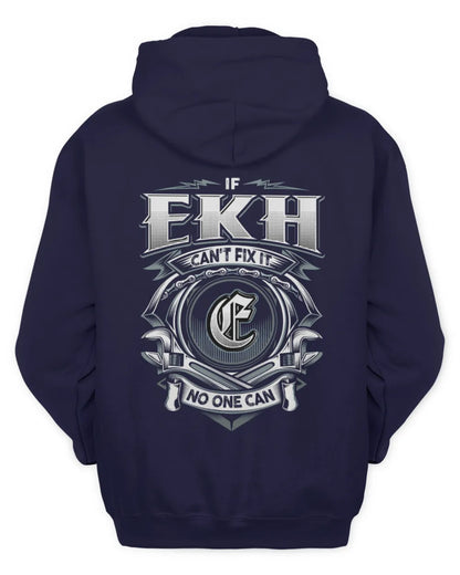 EKH AP81-K4-626 - Personalized Ahmed Quote Apparel “If Ahmed Can't Fix It, No One Can” - Unisex Hoodie - Navy