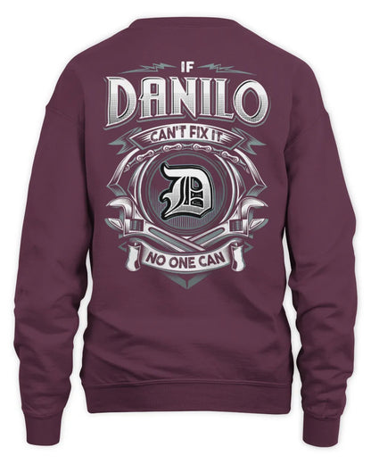 DANILO AP81-K4-626 - Personalized Ahmed Quote Apparel “If Ahmed Can't Fix It, No One Can” - Unisex Sweatshirt - Maroon