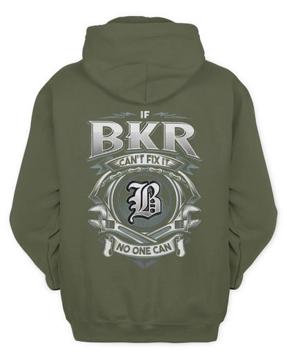 BKR AP81-K4-626 - Personalized Ahmed Quote Apparel “If Ahmed Can't Fix It, No One Can” - Unisex Hoodie - Military Green