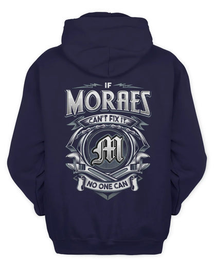 MORAES AP81-K4-626 - Personalized Ahmed Quote Apparel “If Ahmed Can't Fix It, No One Can” - Unisex Hoodie - Navy