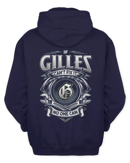 GILLES AP81-K4-626 - Personalized Ahmed Quote Apparel “If Ahmed Can't Fix It, No One Can” - Unisex Hoodie - Navy