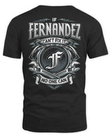 FERNANDEZ AP81-K4-626 - Personalized Ahmed Quote Apparel “If Ahmed Can't Fix It, No One Can” - Unisex Standard T-Shirt - Black