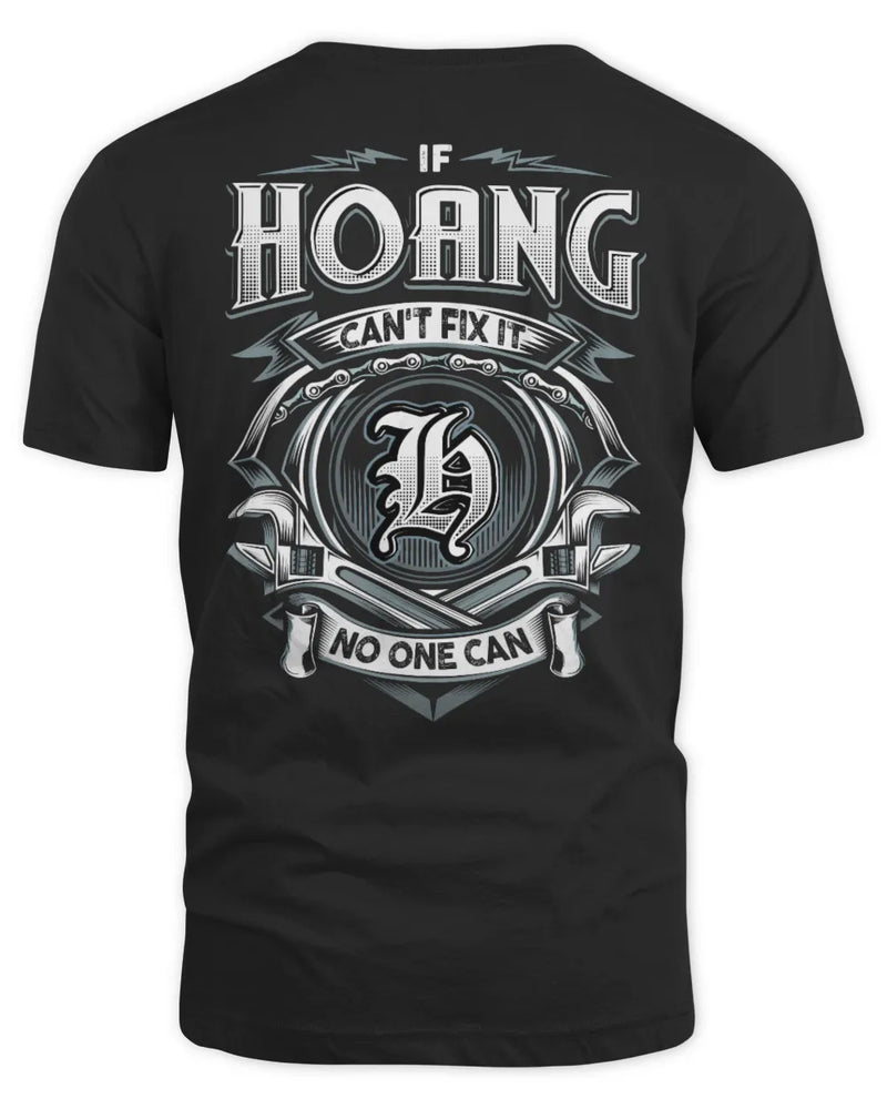 HOANG AP81-K4-626 - Personalized Ahmed Quote Apparel “If Ahmed Can't Fix It, No One Can” - Unisex Standard T-Shirt - Black