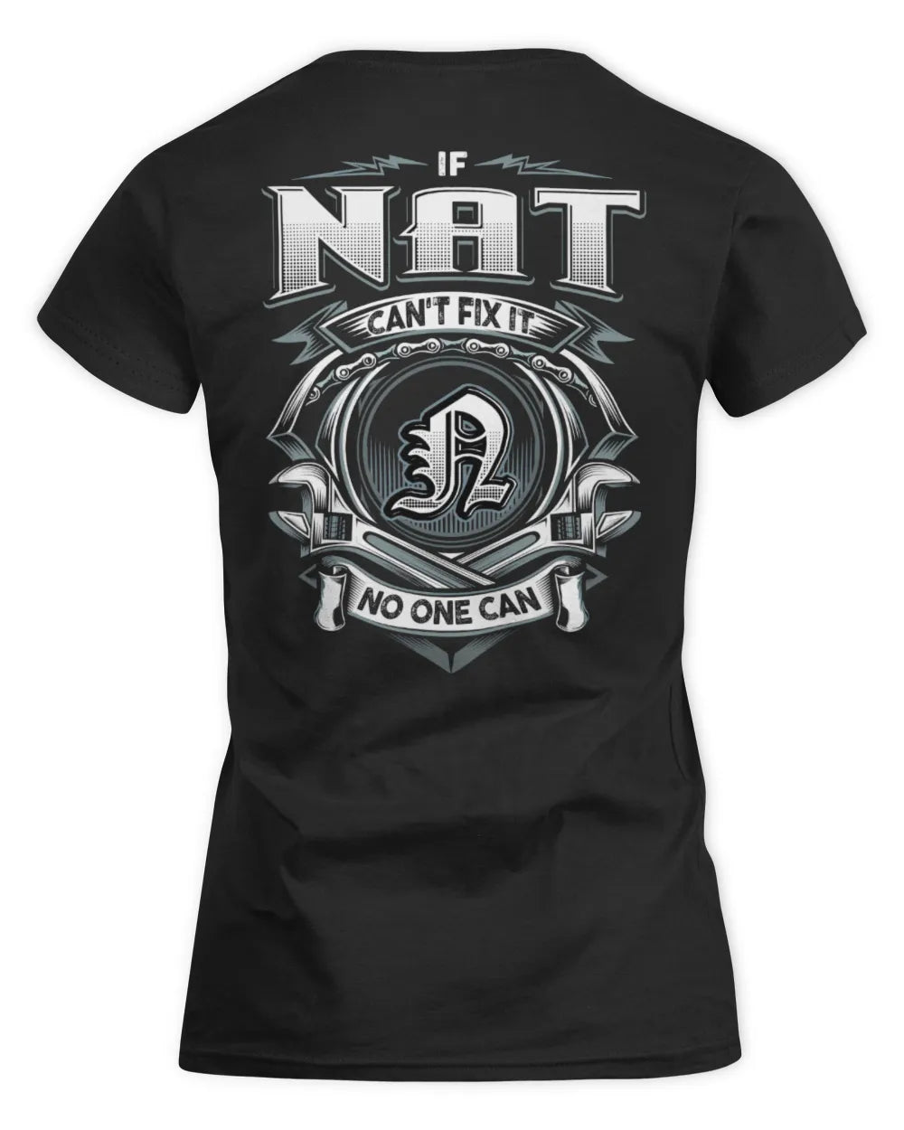 NAT AP81-K4-626 - Personalized Ahmed Quote Apparel “If Ahmed Can't Fix It, No One Can” - Women's Standard T-Shirt - Black