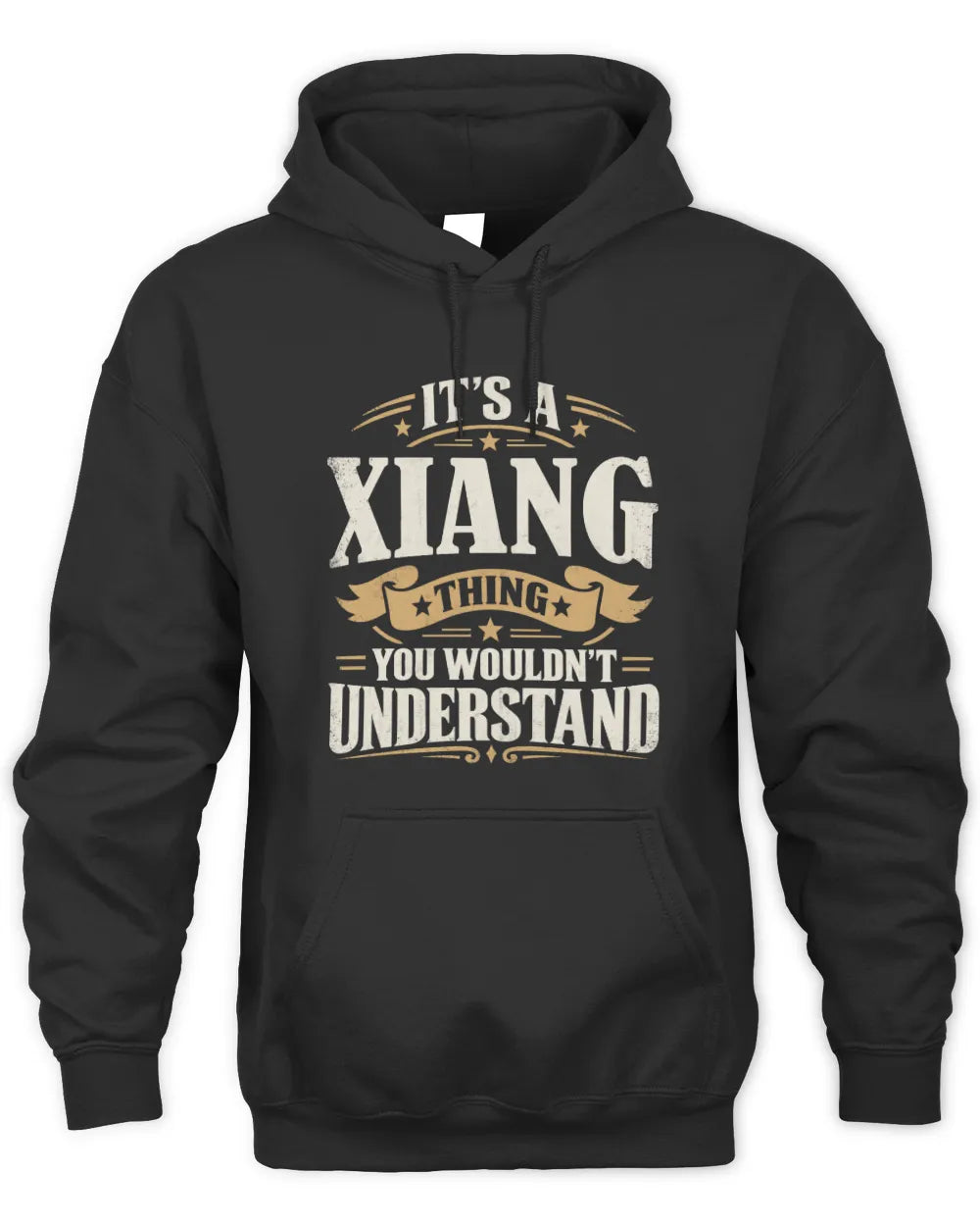 XIANG P08 TH51 - Personalized “It’s a/an [NAME] Thing – You Wouldn’t Understand” Shirt - Unisex Hoodie - Black