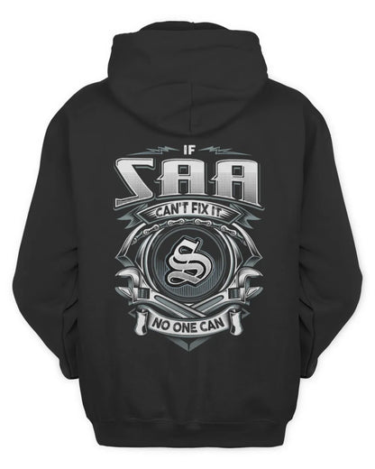 SAA AP81-K4-626 - Personalized Ahmed Quote Apparel “If Ahmed Can't Fix It, No One Can” - Unisex Hoodie - Black