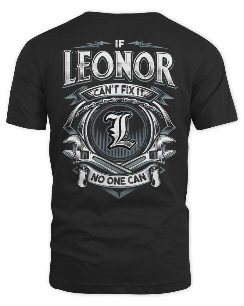LEONOR AP81-K4-626 - Personalized Ahmed Quote Apparel “If Ahmed Can't Fix It, No One Can” - Unisex Standard T-Shirt - Black