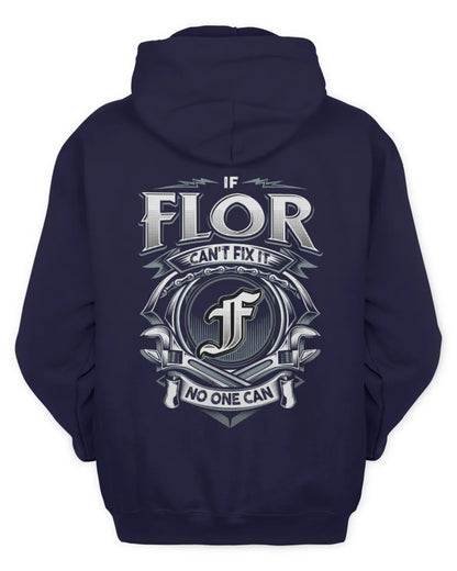FLOR AP81-K4-626 - Personalized Ahmed Quote Apparel “If Ahmed Can't Fix It, No One Can” - Unisex Hoodie - Navy