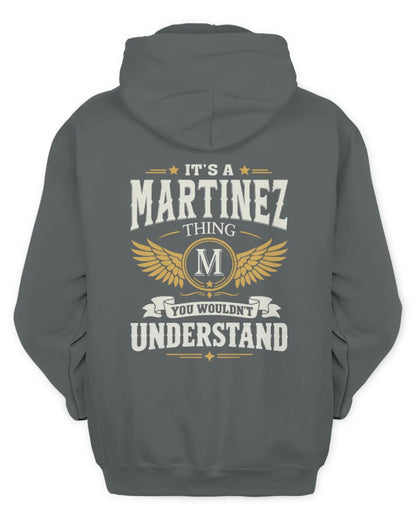 MARTINEZ KT06-M008 It’s a [NAME] Thing – You Wouldn’t Understand | Personalized Vintage T-Shirt - Unisex Hoodie - Charcoal