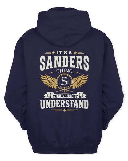 SANDERS KT06-M008 It’s a [NAME] Thing – You Wouldn’t Understand | Personalized Vintage T-Shirt - Unisex Hoodie - Navy