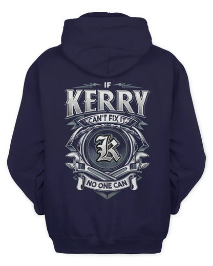 KERRY AP81-K4-626 - Personalized Ahmed Quote Apparel “If Ahmed Can't Fix It, No One Can” - Unisex Hoodie - Navy