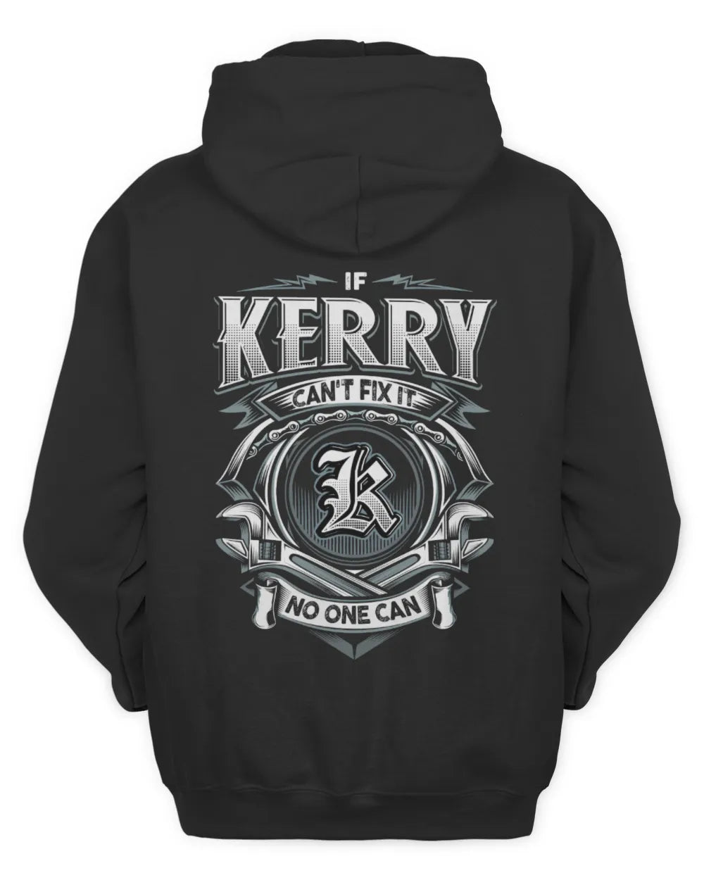 KERRY AP81-K4-626 - Personalized Ahmed Quote Apparel “If Ahmed Can't Fix It, No One Can” - Unisex Hoodie - Black
