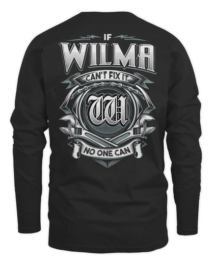 WILMA AP81-K4-626 - Personalized Ahmed Quote Apparel “If Ahmed Can't Fix It, No One Can” - Men's Long Sleeved T-Shirt - Black