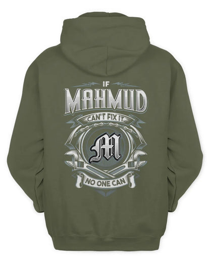 MAHMUD AP81-K4-626 - Personalized Ahmed Quote Apparel “If Ahmed Can't Fix It, No One Can” - Unisex Hoodie - Military Green