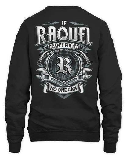RAQUEL AP81-K4-626 - Personalized Ahmed Quote Apparel “If Ahmed Can't Fix It, No One Can” - Unisex Sweatshirt - Black