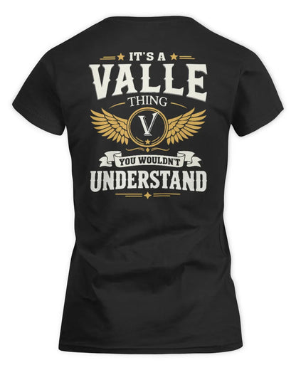 VALLE KT06-M008 It’s a [NAME] Thing – You Wouldn’t Understand | Personalized Vintage T-Shirt - Women's Standard T-Shirt - Black