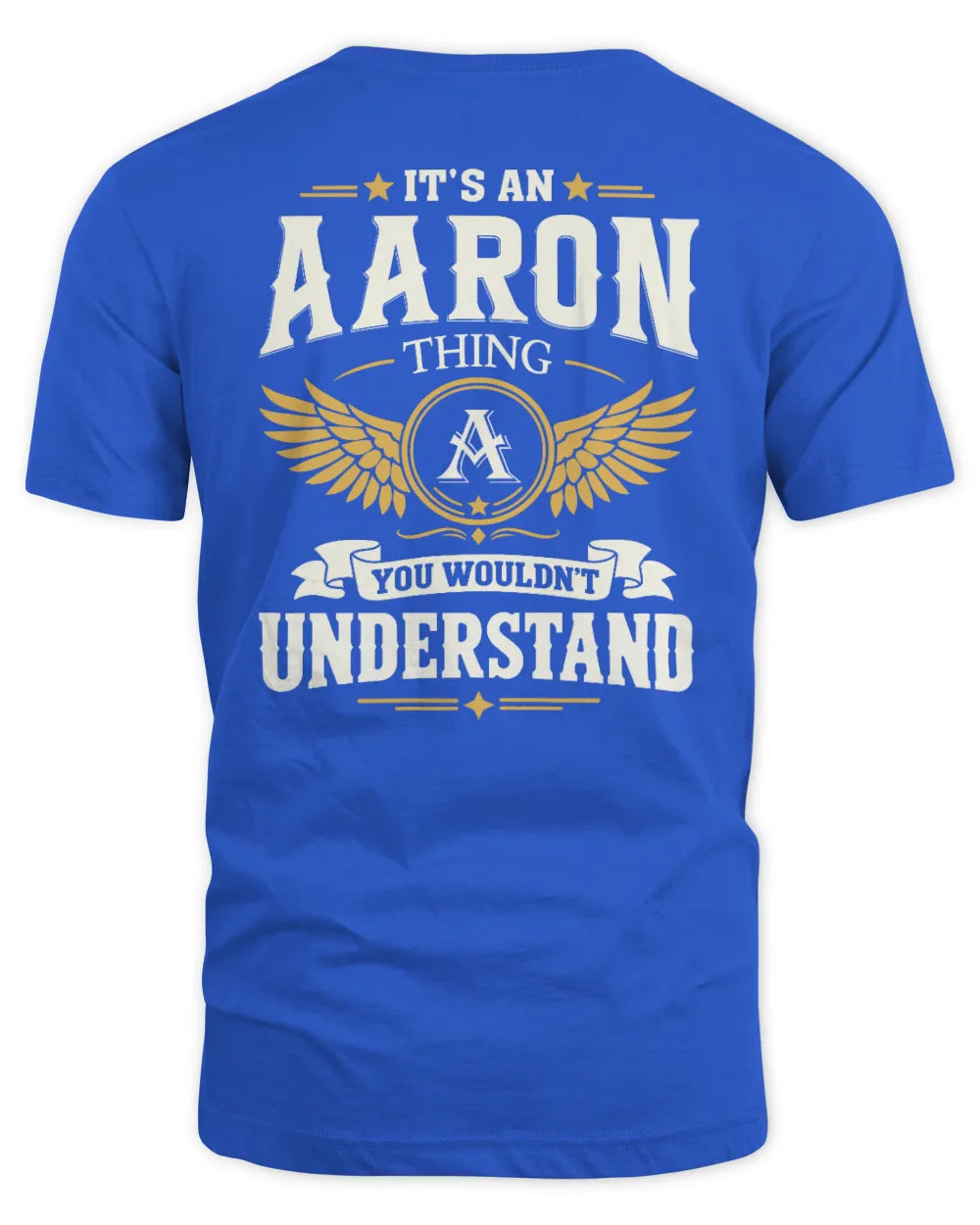 AARON KT06-M008 It’s a [NAME] Thing – You Wouldn’t Understand | Personalized Vintage T-Shirt - Unisex Standard T-Shirt - Royal