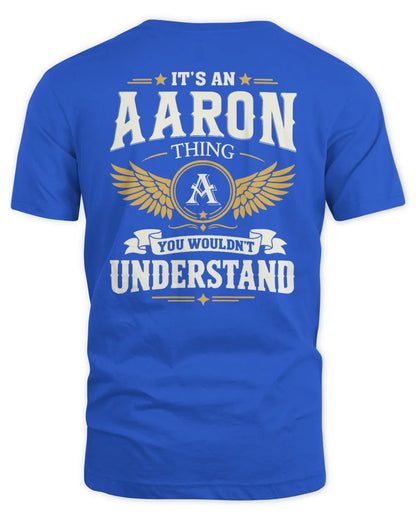 AARON KT06-M008 It’s a [NAME] Thing – You Wouldn’t Understand | Personalized Vintage T-Shirt - Unisex Standard T-Shirt - Royal