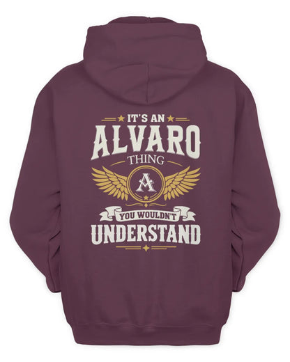 ALVARO KT06-M008 It’s a [NAME] Thing – You Wouldn’t Understand | Personalized Vintage T-Shirt - Unisex Hoodie - Maroon