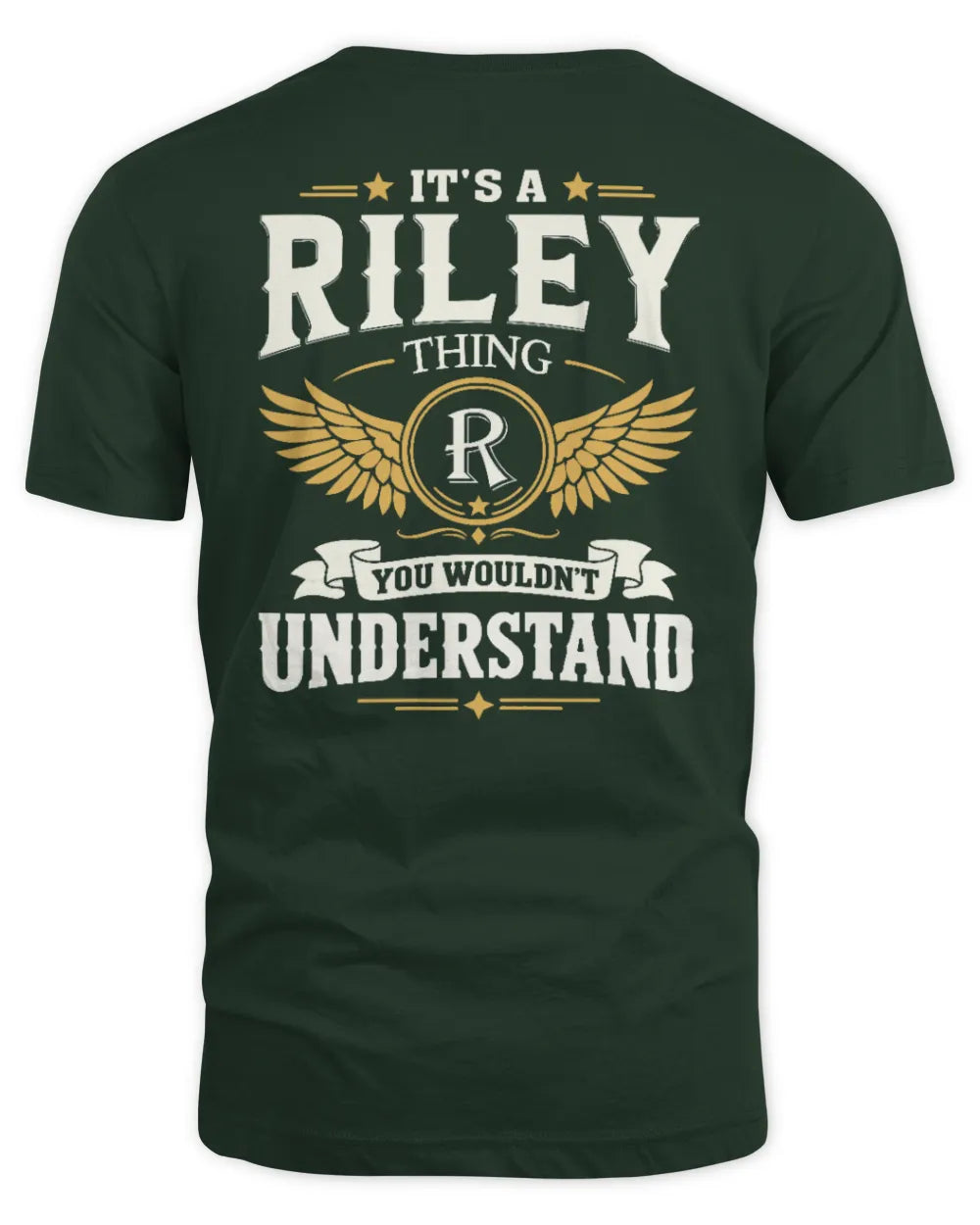 RILEY KT06-M008 It’s a [NAME] Thing – You Wouldn’t Understand | Personalized Vintage T-Shirt - Unisex Standard T-Shirt - Forest Green