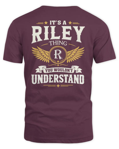 RILEY KT06-M008 It’s a [NAME] Thing – You Wouldn’t Understand | Personalized Vintage T-Shirt - Unisex Standard T-Shirt - Maroon