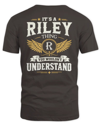 RILEY KT06-M008 It’s a [NAME] Thing – You Wouldn’t Understand | Personalized Vintage T-Shirt - Unisex Standard T-Shirt - Dark Chocolate