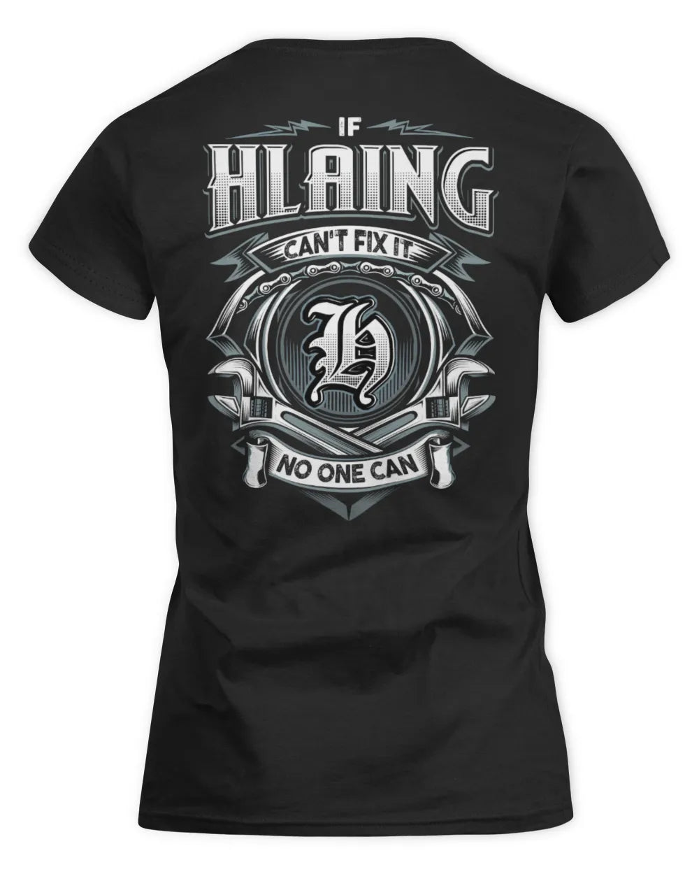HLAING AP81-K4-626 - Personalized Ahmed Quote Apparel “If Ahmed Can't Fix It, No One Can” - Women's Standard T-Shirt - Black