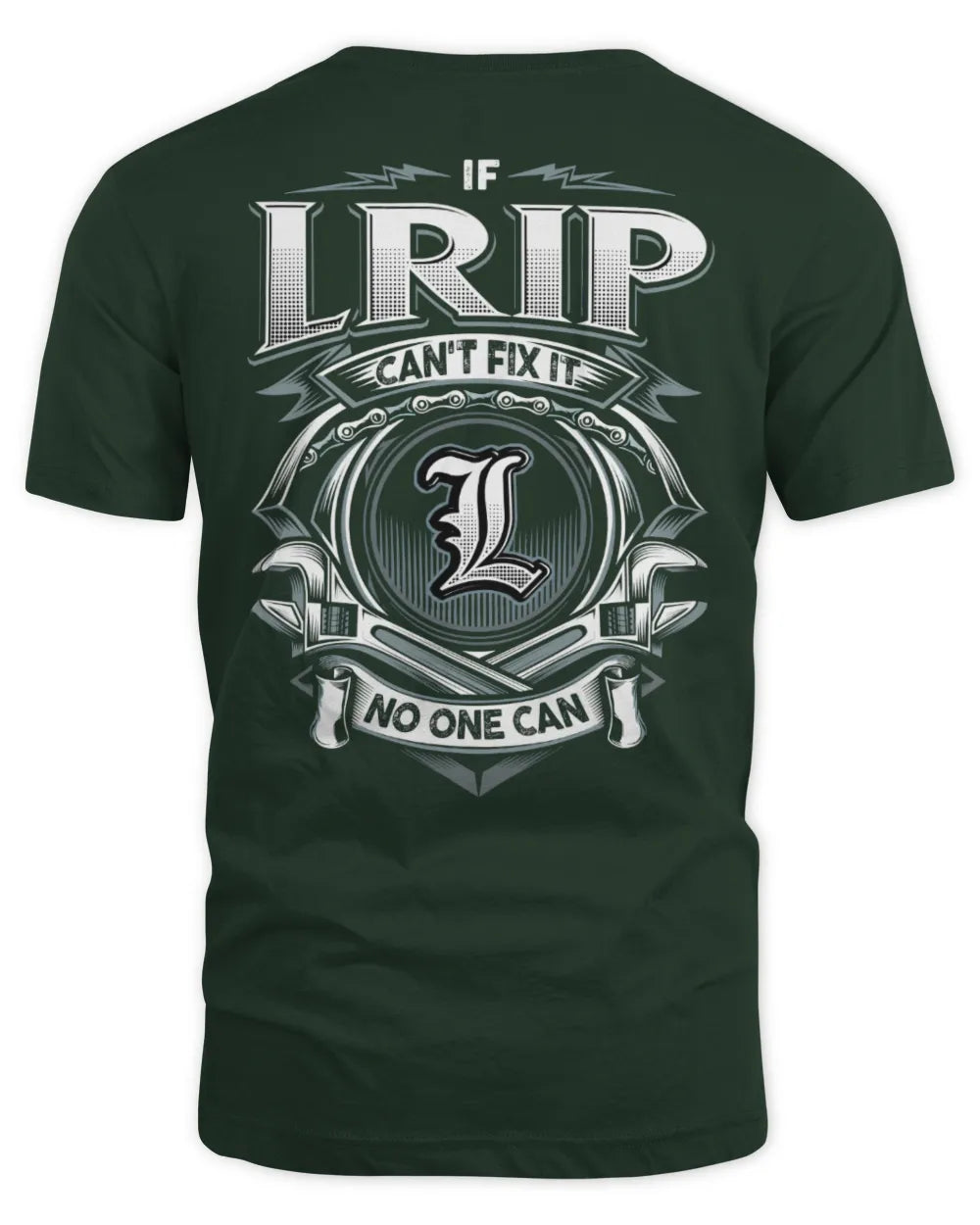 LRIP AP81-K4-626 - Personalized Ahmed Quote Apparel “If Ahmed Can't Fix It, No One Can” - Unisex Standard T-Shirt - Forest Green