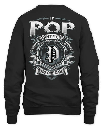 POP AP81-K4-626 - Personalized Ahmed Quote Apparel “If Ahmed Can't Fix It, No One Can” - Unisex Sweatshirt - Black
