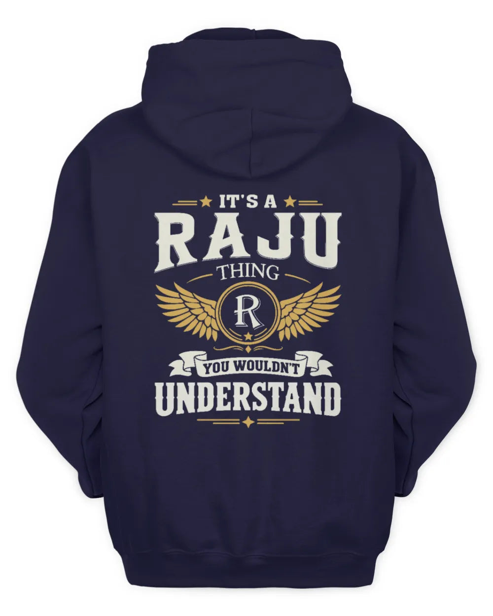 RAJU KT06-M008 It’s a [NAME] Thing – You Wouldn’t Understand | Personalized Vintage T-Shirt - Unisex Hoodie - Navy