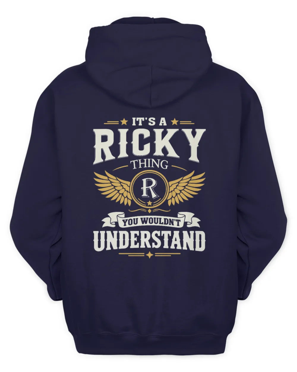 RICKY KT06-M008 It’s a [NAME] Thing – You Wouldn’t Understand | Personalized Vintage T-Shirt - Unisex Hoodie - Navy