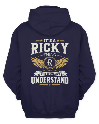 RICKY KT06-M008 It’s a [NAME] Thing – You Wouldn’t Understand | Personalized Vintage T-Shirt - Unisex Hoodie - Navy