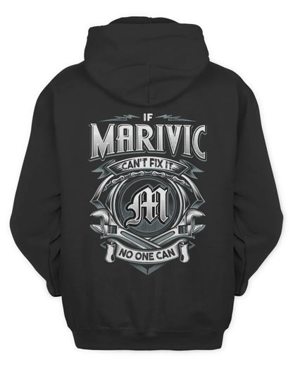 MARIVIC AP81-K4-626 - Personalized Ahmed Quote Apparel “If Ahmed Can't Fix It, No One Can” - Unisex Hoodie - Black