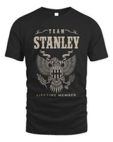 STANLEY TP06-K82 – Personalized Classic Style Apparel “Team NAME Lifetime Member” - Unisex Standard T-Shirt - Black