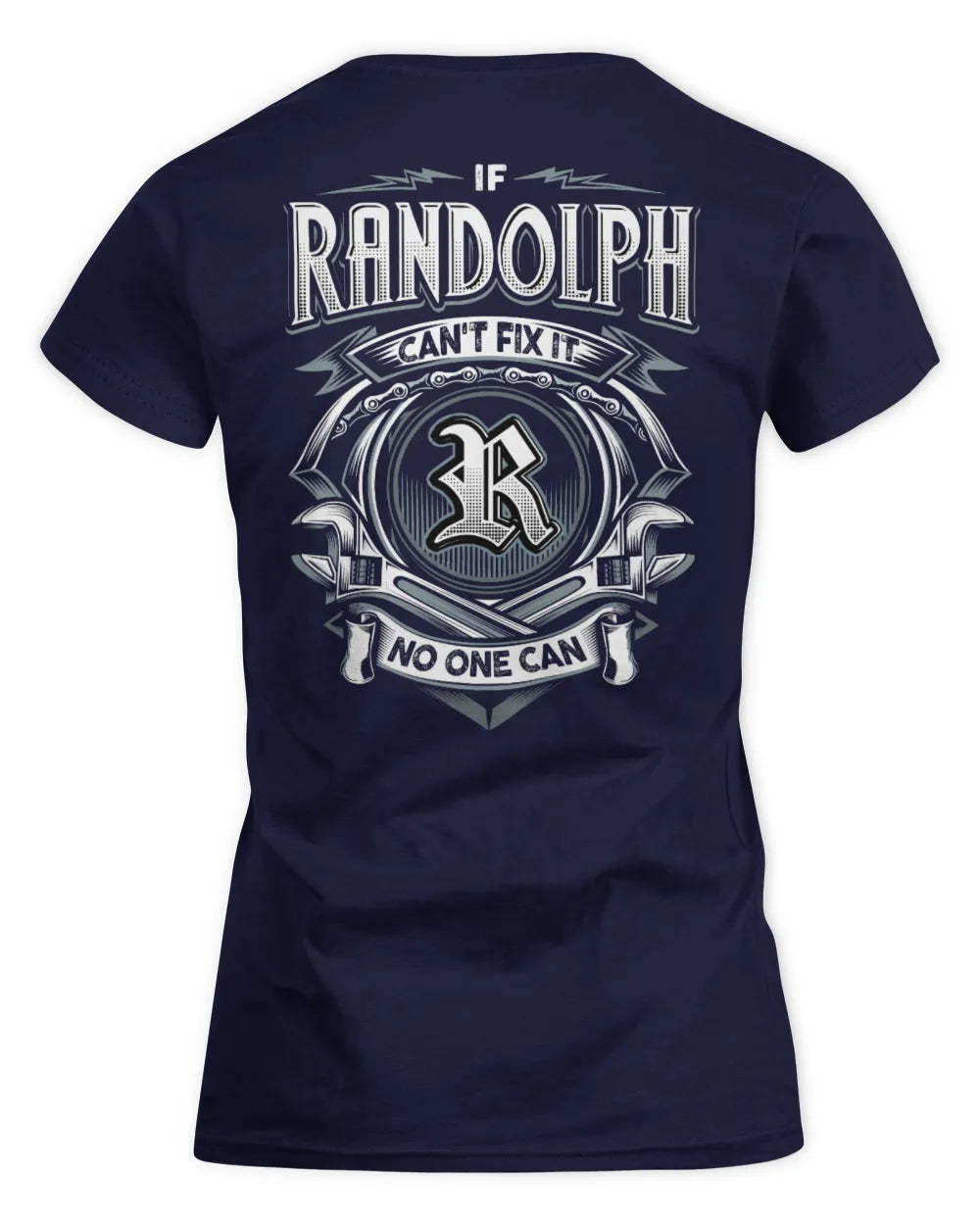 RANDOLPH AP81-K4-626 - Personalized Ahmed Quote Apparel “If Ahmed Can't Fix It, No One Can” - Women's Standard T-Shirt - Navy