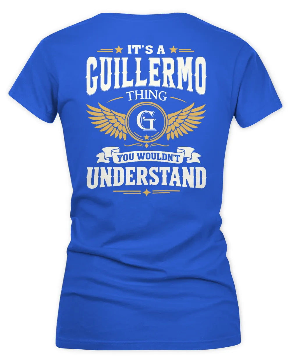 GUILLERMO KT06-M008 It’s a [NAME] Thing – You Wouldn’t Understand | Personalized Vintage T-Shirt - Women's V-Neck T-Shirt - Royal
