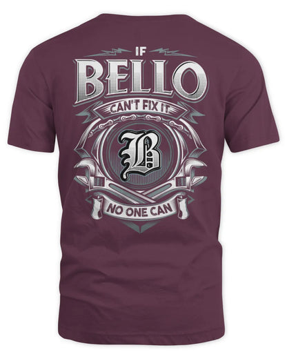 BELLO AP81-K4-626 - Personalized Ahmed Quote Apparel “If Ahmed Can't Fix It, No One Can” - Unisex Standard T-Shirt - Maroon