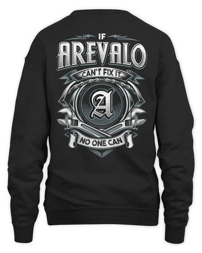 AREVALO AP81-K4-626 - Personalized Ahmed Quote Apparel “If Ahmed Can't Fix It, No One Can” - Unisex Sweatshirt - Black