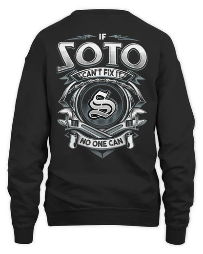 SOTO AP81-K4-626 - Personalized Ahmed Quote Apparel “If Ahmed Can't Fix It, No One Can” - Unisex Sweatshirt - Black